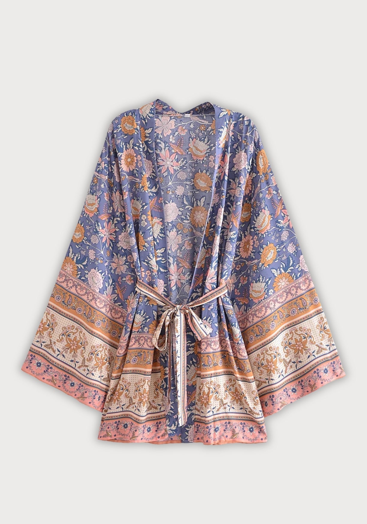 Kimono court | Kisénya Bleu lavande / S