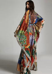 Kimono long | Enmei Vert foncé / Unique