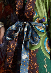 Kimono long | Enmei Vert foncé / Unique