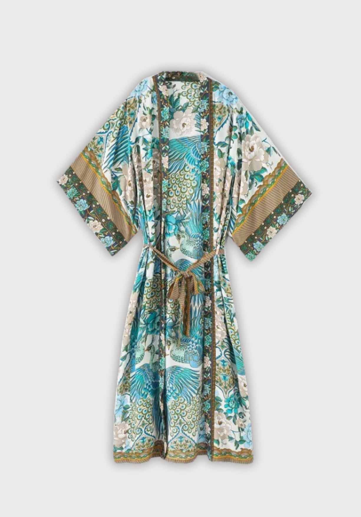Kimono long | Ryokuma Turquoise / S