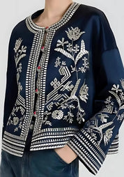Veste kimono en soie | Éliane