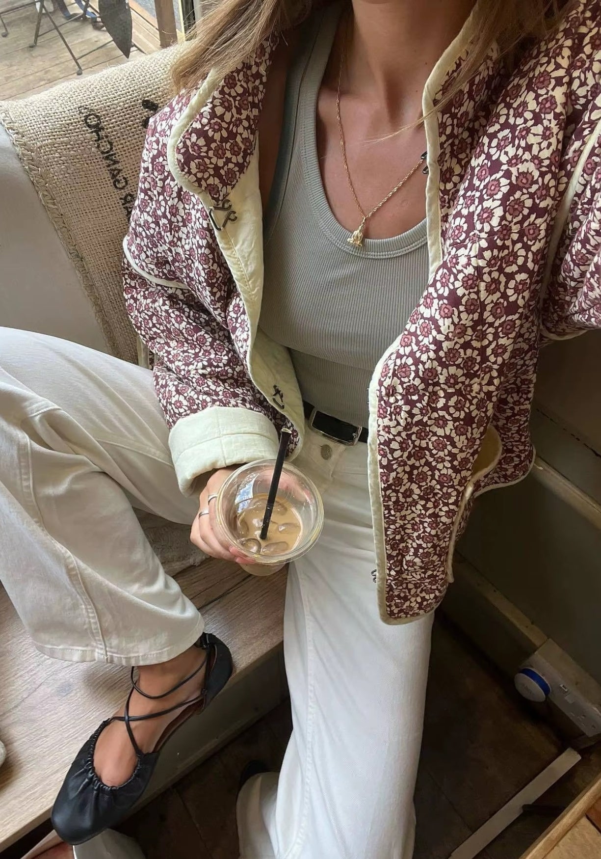 Veste kimono prune | Colette