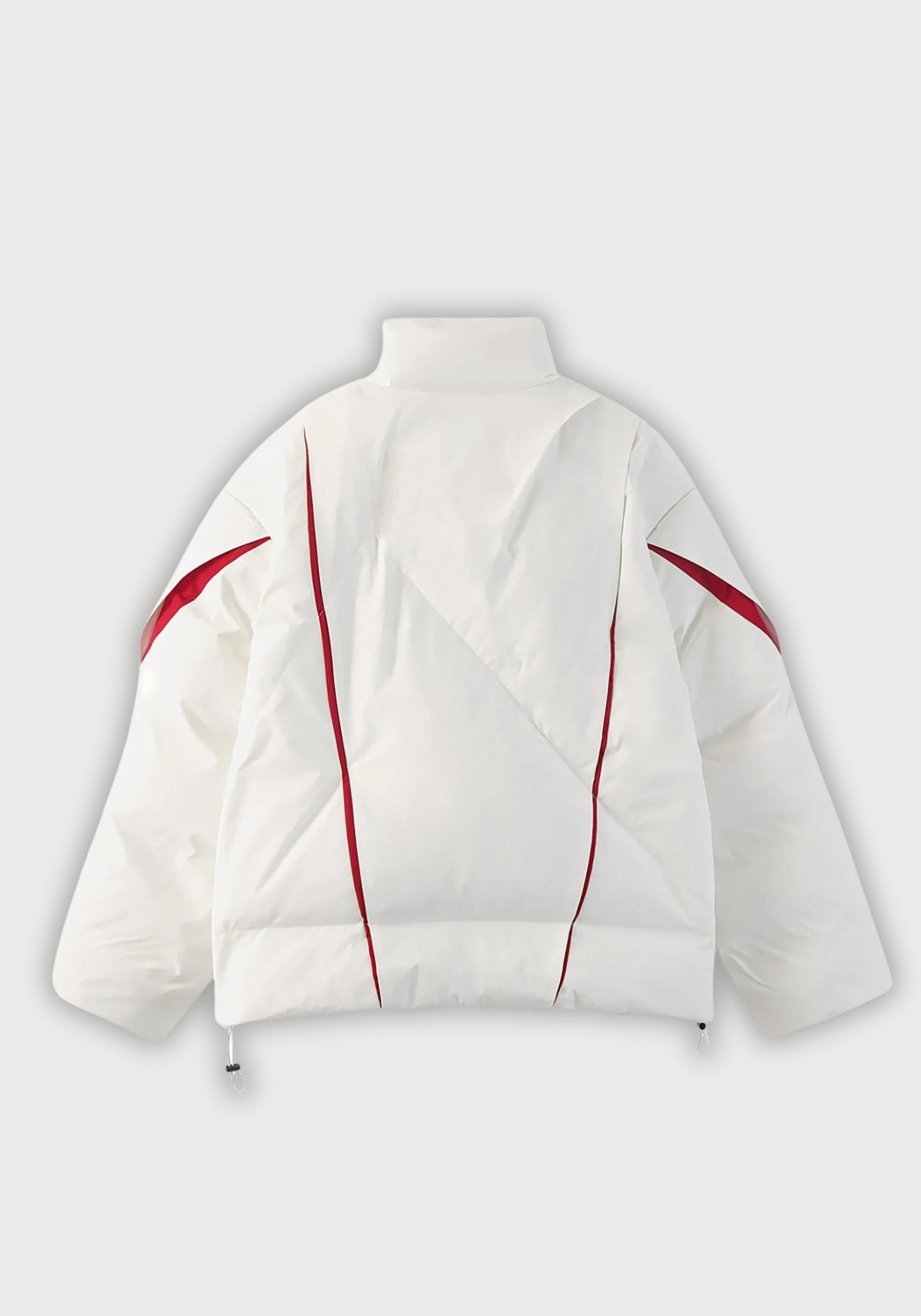 Doudoune asymétrique unisexe | Style kimono oversize