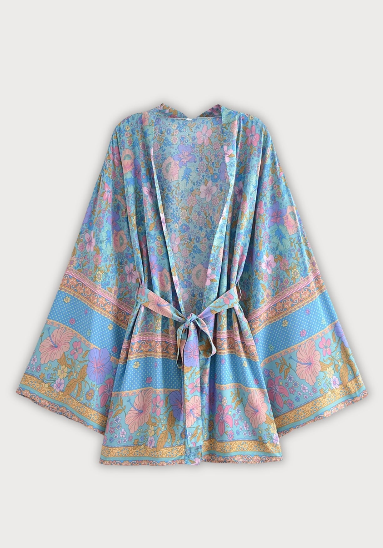 Kimono court | Aoméi Bleu ciel / S