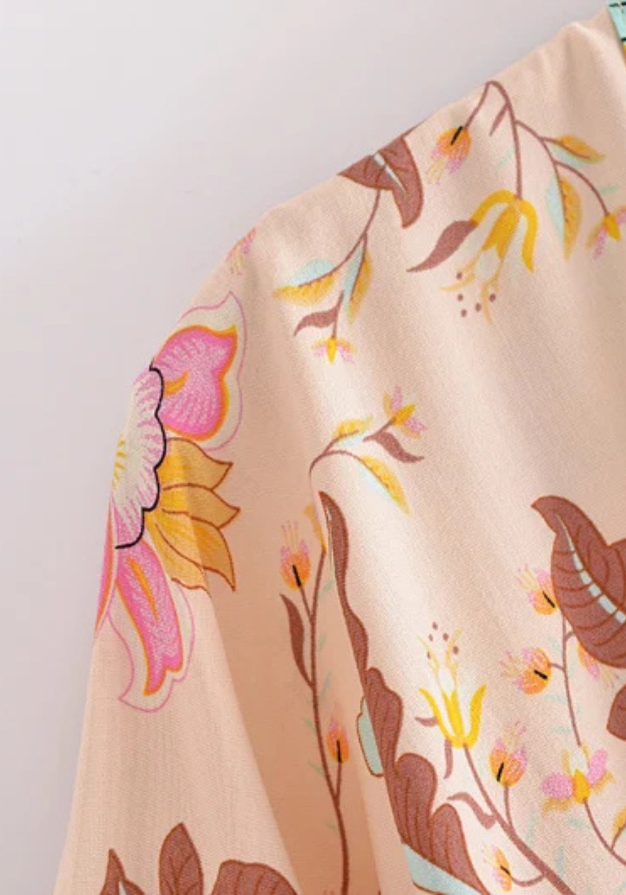 Kimono court cache-cœur | Hanairo