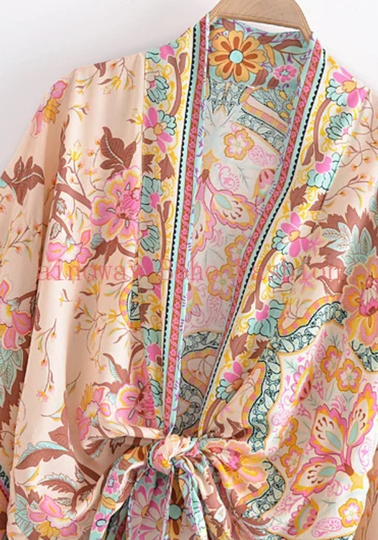 Kimono court cache-cœur | Hanairo