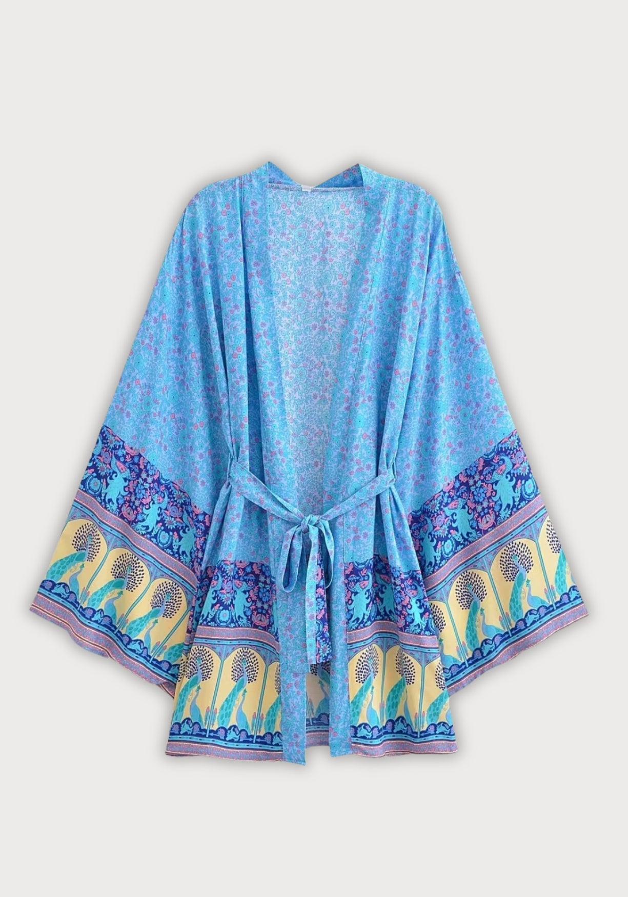 Kimono court | Hinazü Bleu ciel / S
