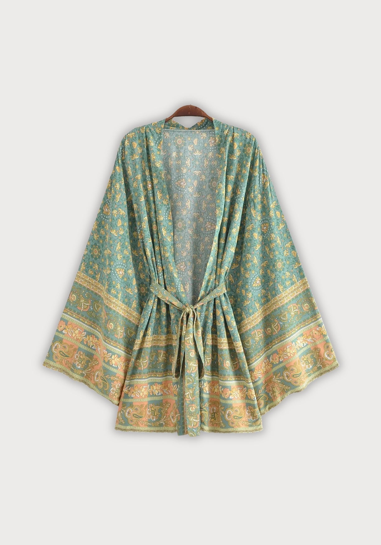 Kimono court | Misaréa Vert eucalyptus / S