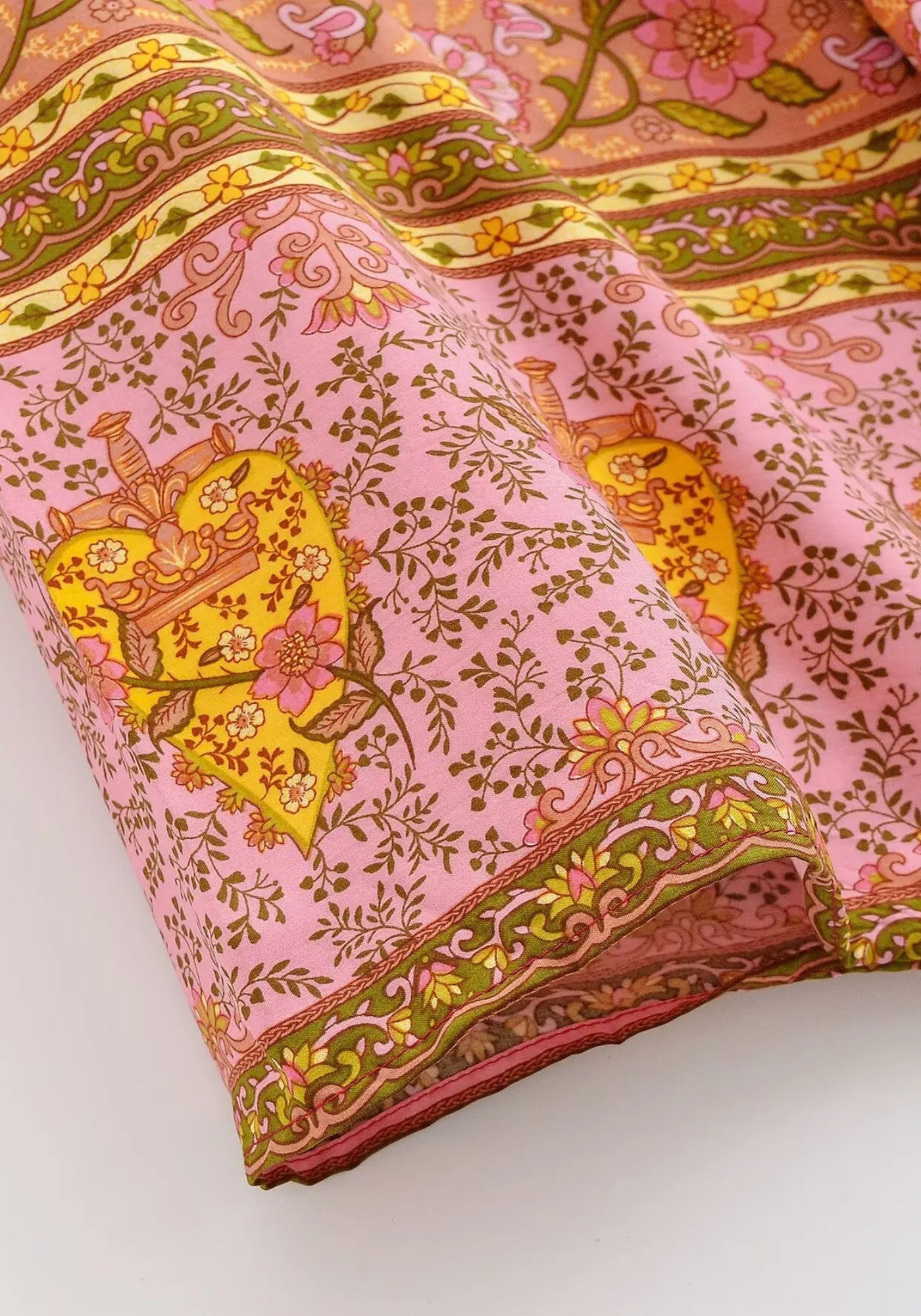 Kimono court rouge pour femme