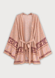 Kimono court | Sakuru Pêche rosée / S