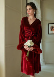 Kimono d'hiver | Raina Bordeaux / S
