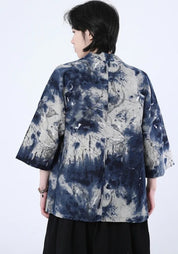 Kimono japonais Indigo Sora