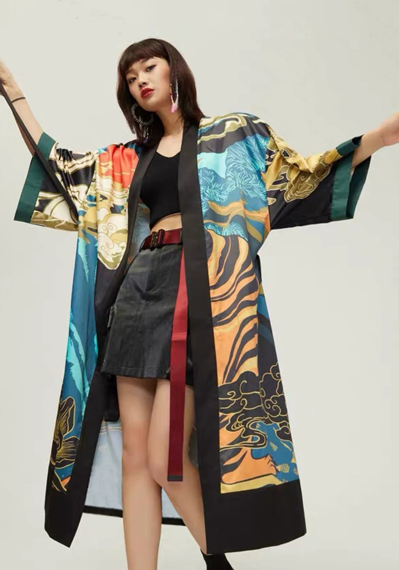 Kimono Long Japonais Femme