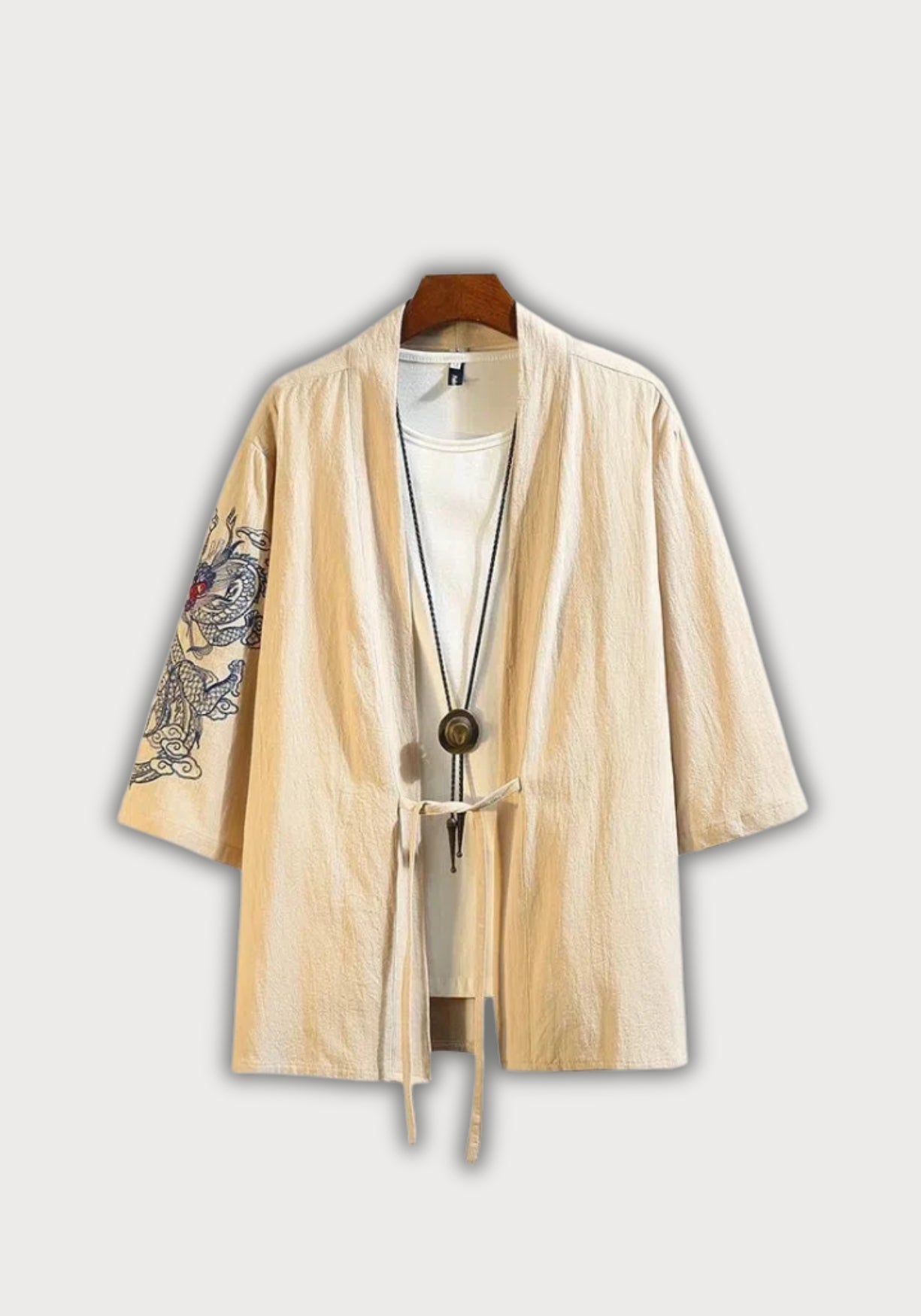 kimono japonais Seigetsu Beige / S