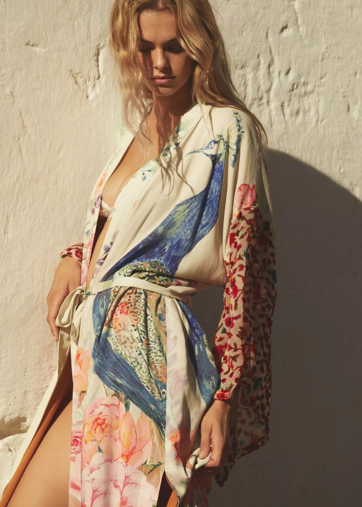 Kimono long de plage | Cache-Cœur
