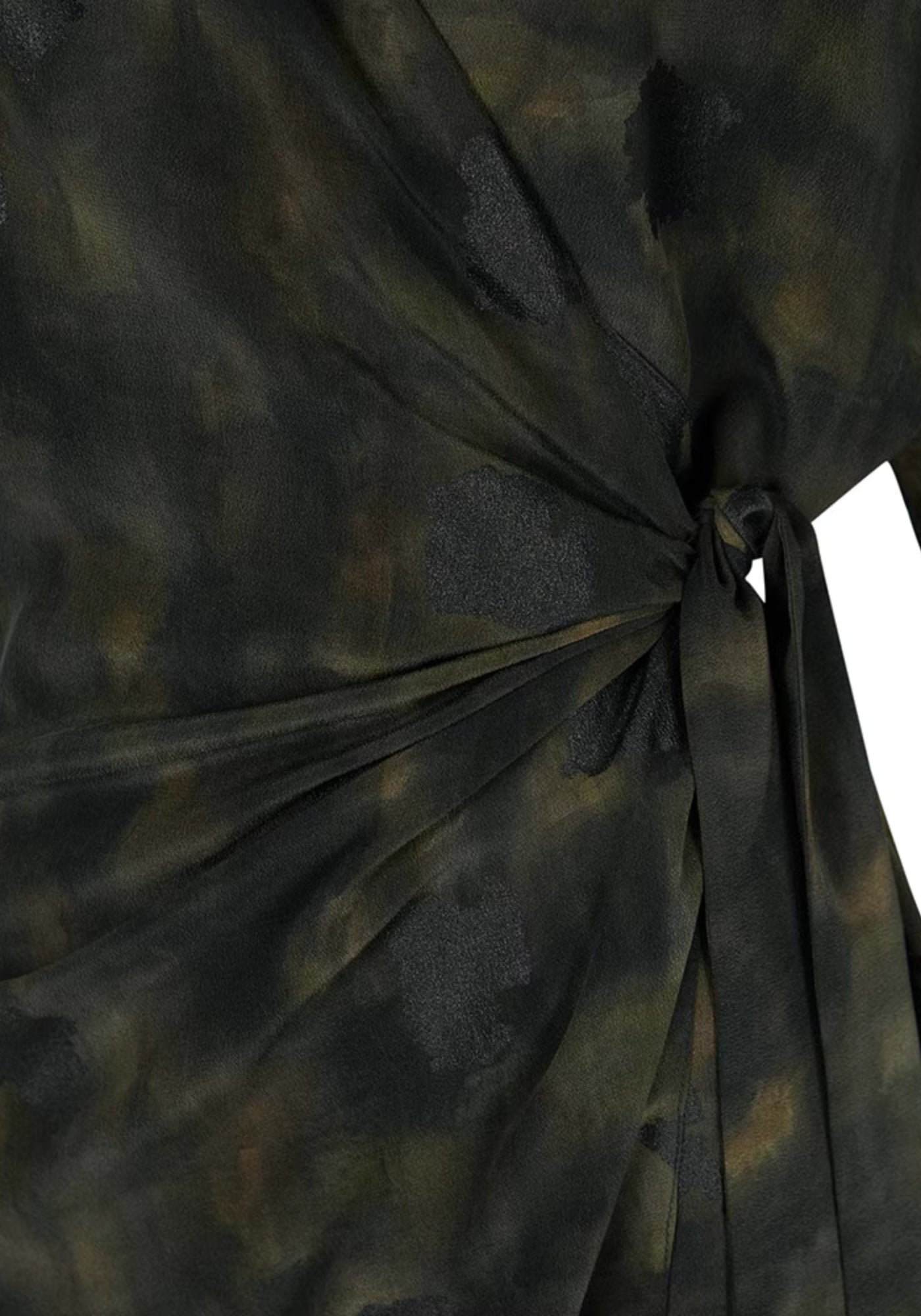 Kimono long en soie pour femme