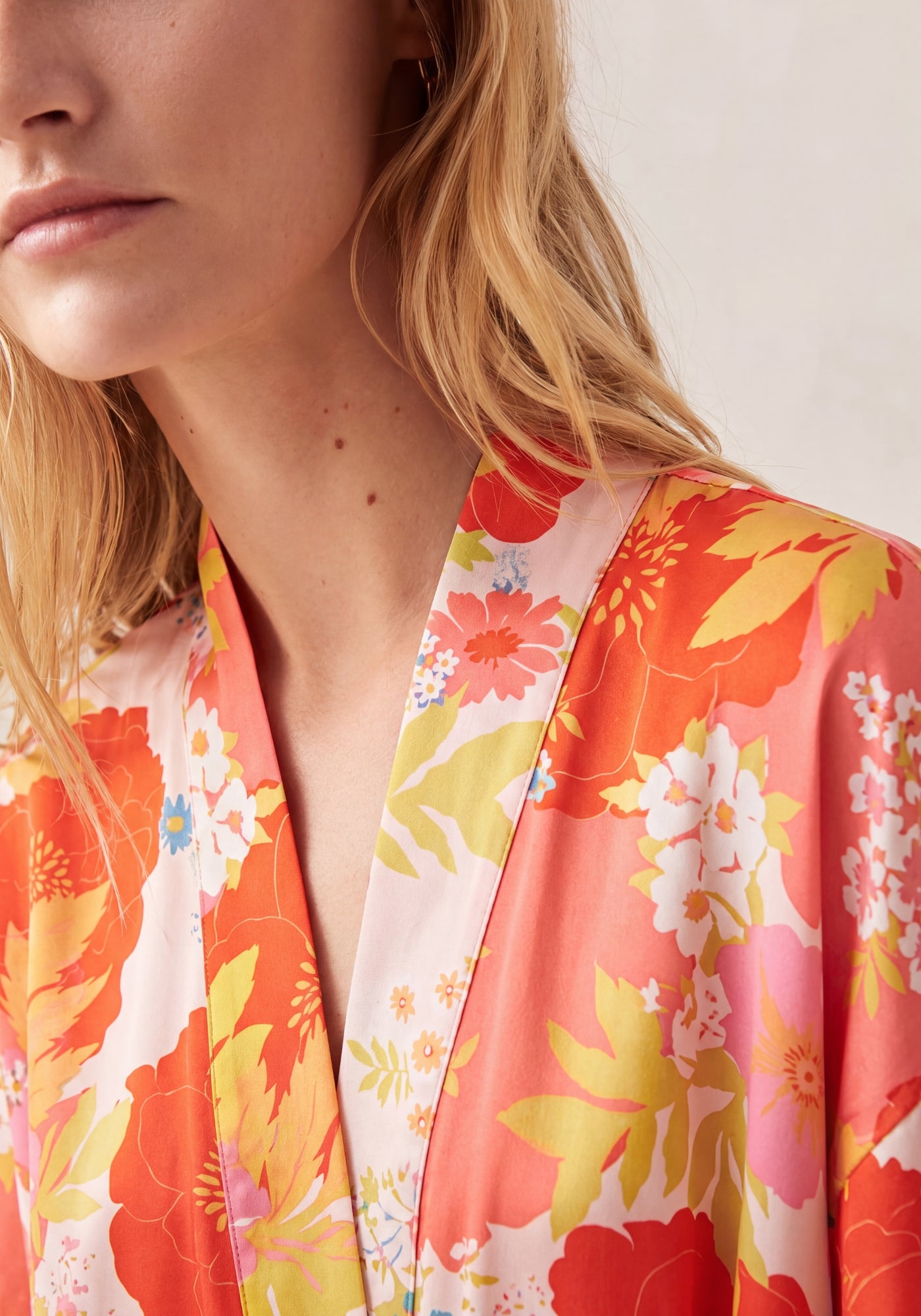 Robe Kimono Corail​​ pour Femme | Hanaé