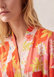 Robe Kimono Corail​​ pour Femme | Hanaé
