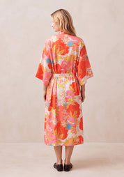 Robe Kimono Corail​​ pour Femme | Hanaé