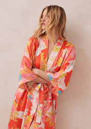 Robe Kimono Corail​​ pour Femme | Hanaé
