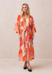Robe Kimono Corail​​ pour Femme | Hanaé