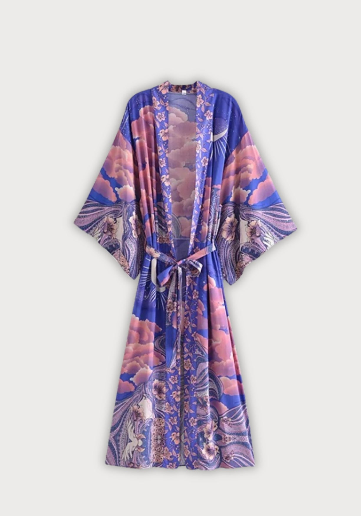 Kimono long | Lunara Bleu nuit / S