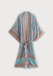 Kimono long | Miyūro Turquoise / S