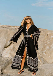 Kimono long | Noctéa Noir / Unique