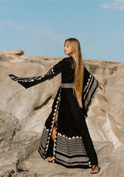 Kimono long | Noctéa Noir / Unique