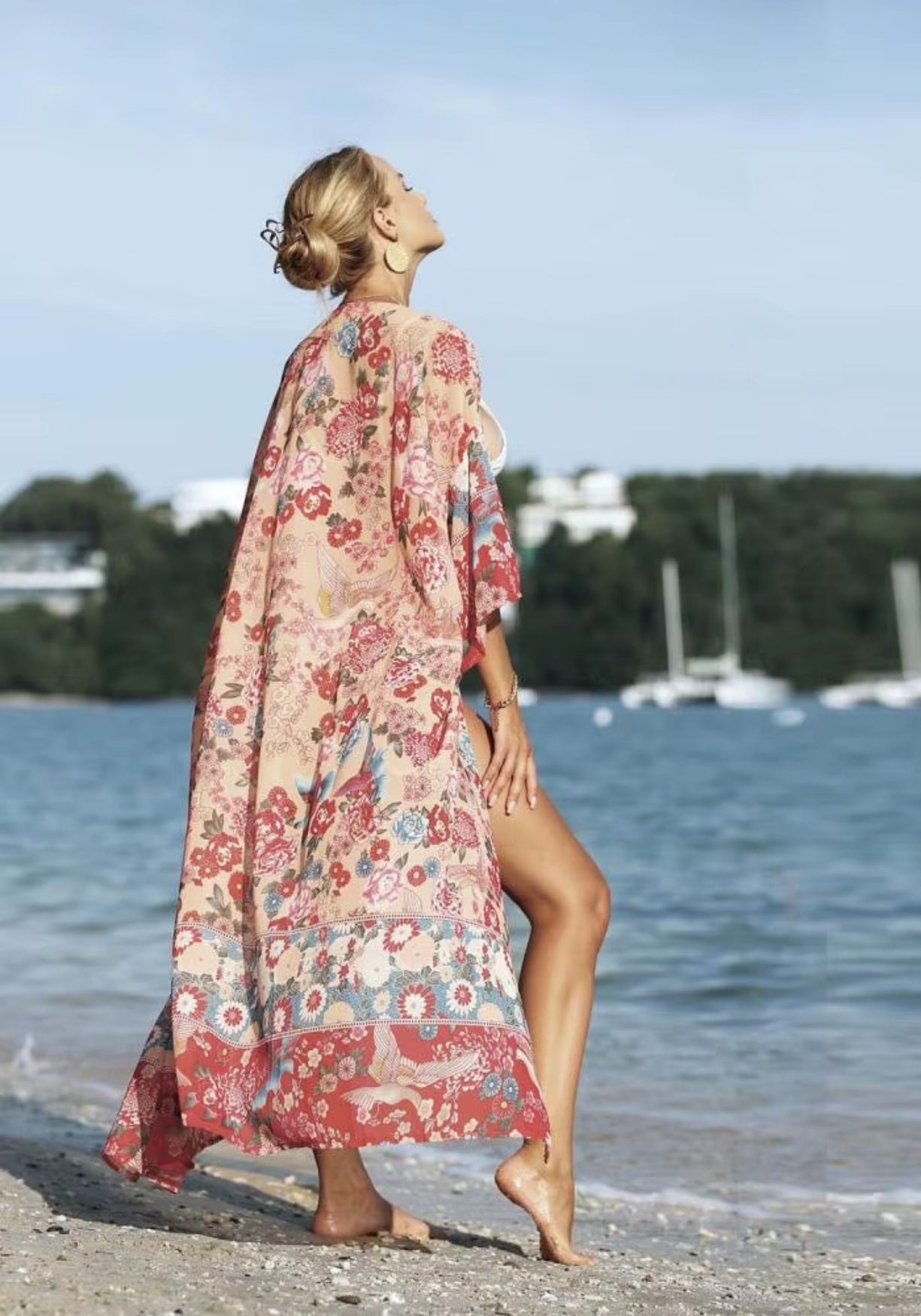 Kimono long | Sirava Terracotta / Unique
