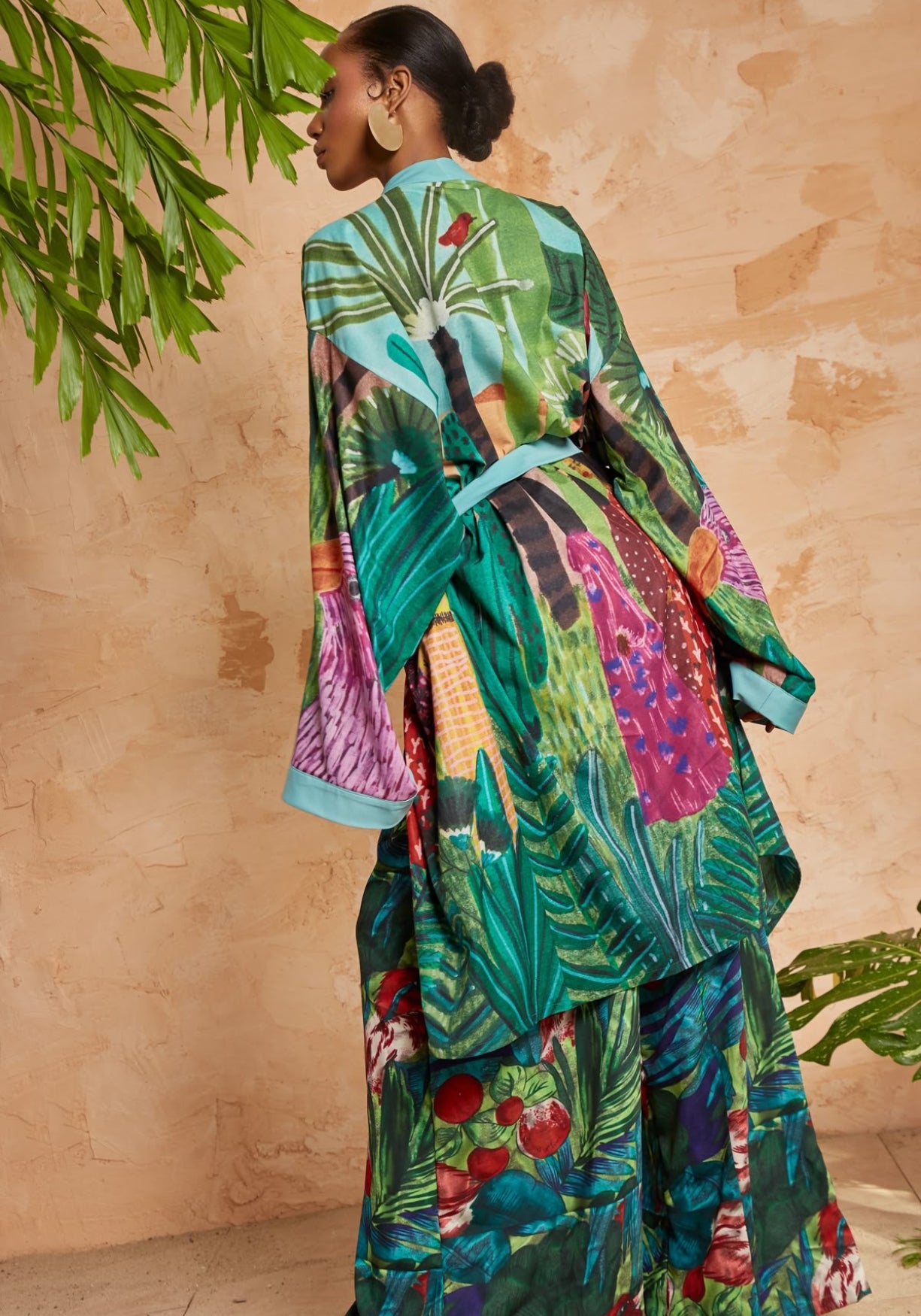 Kimono long tropical | Palmaïa