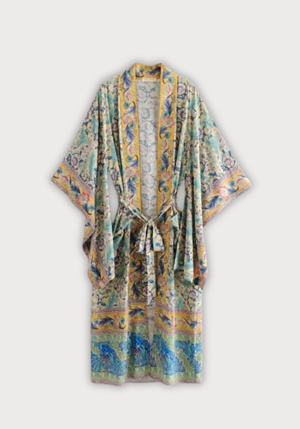 Kimono long | Yakusaï Ocre doré / S