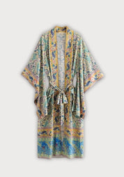 Kimono long | Yakusaï Ocre doré / S