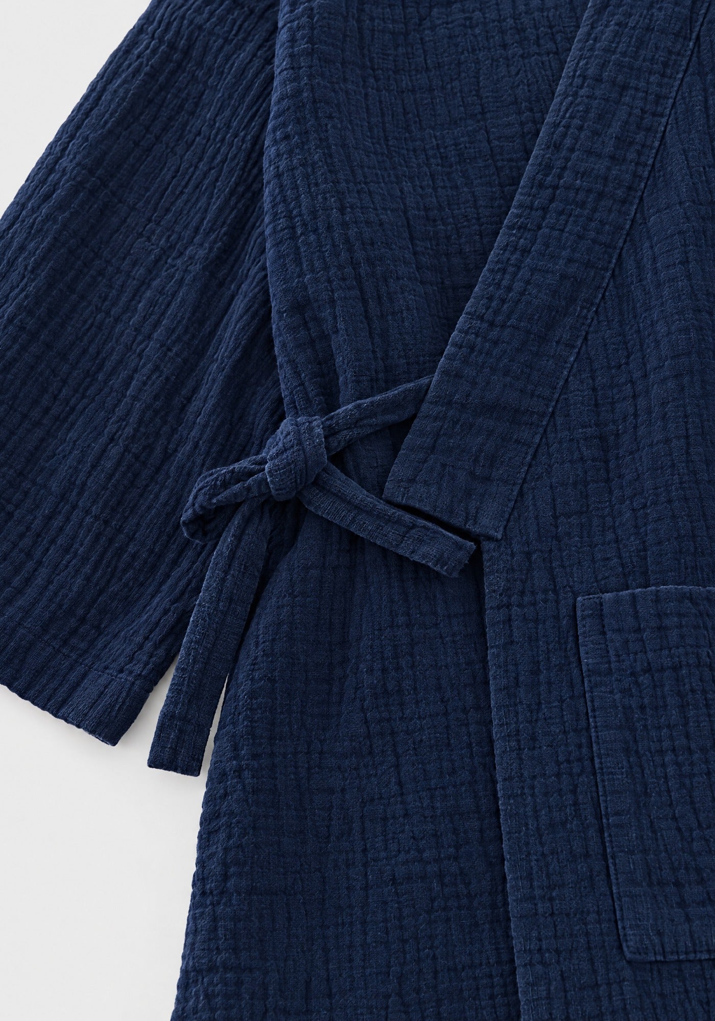 Kimono Pyjama Bleu Marine en Coton | Soyō