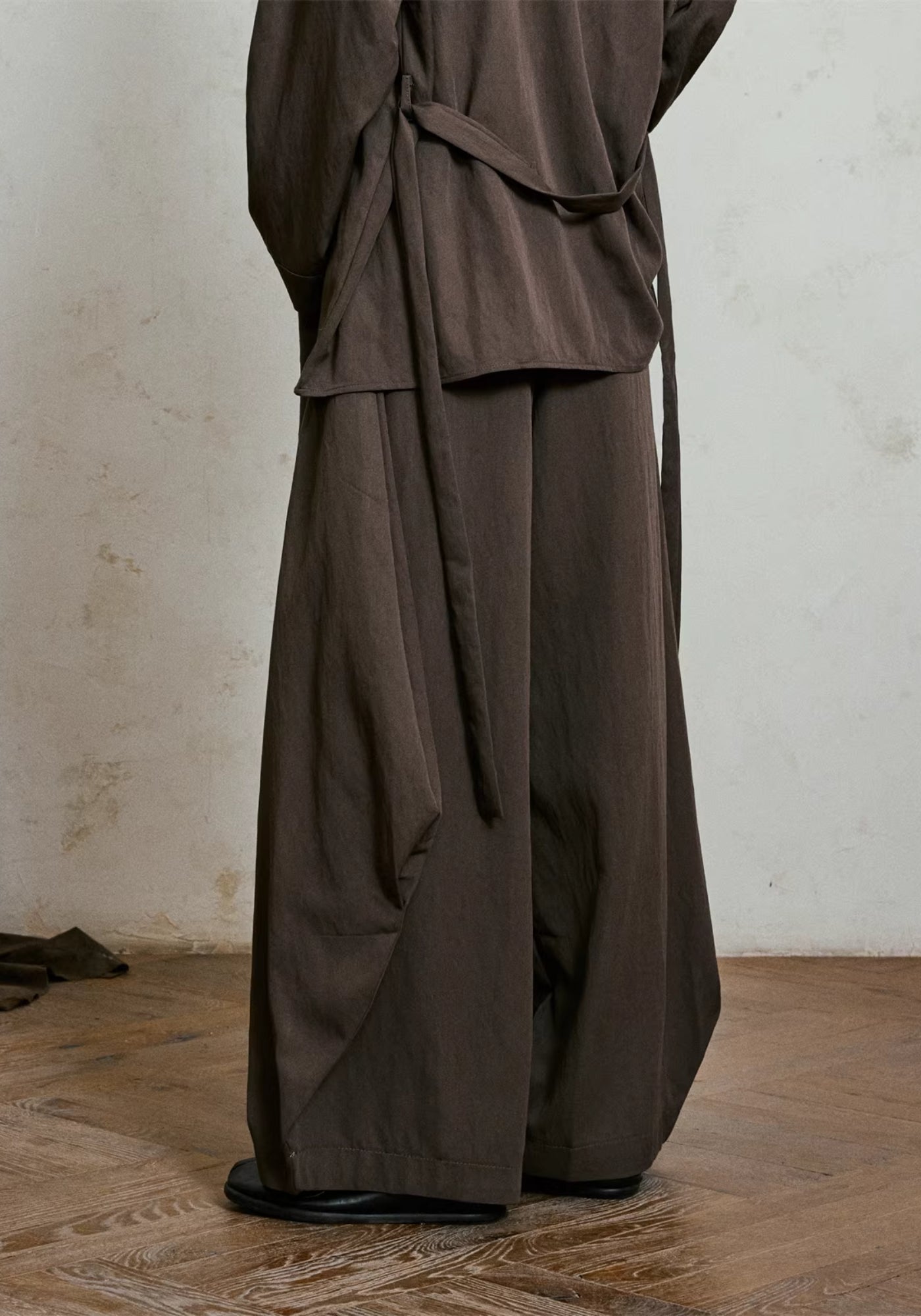 Pantalon style kimono large