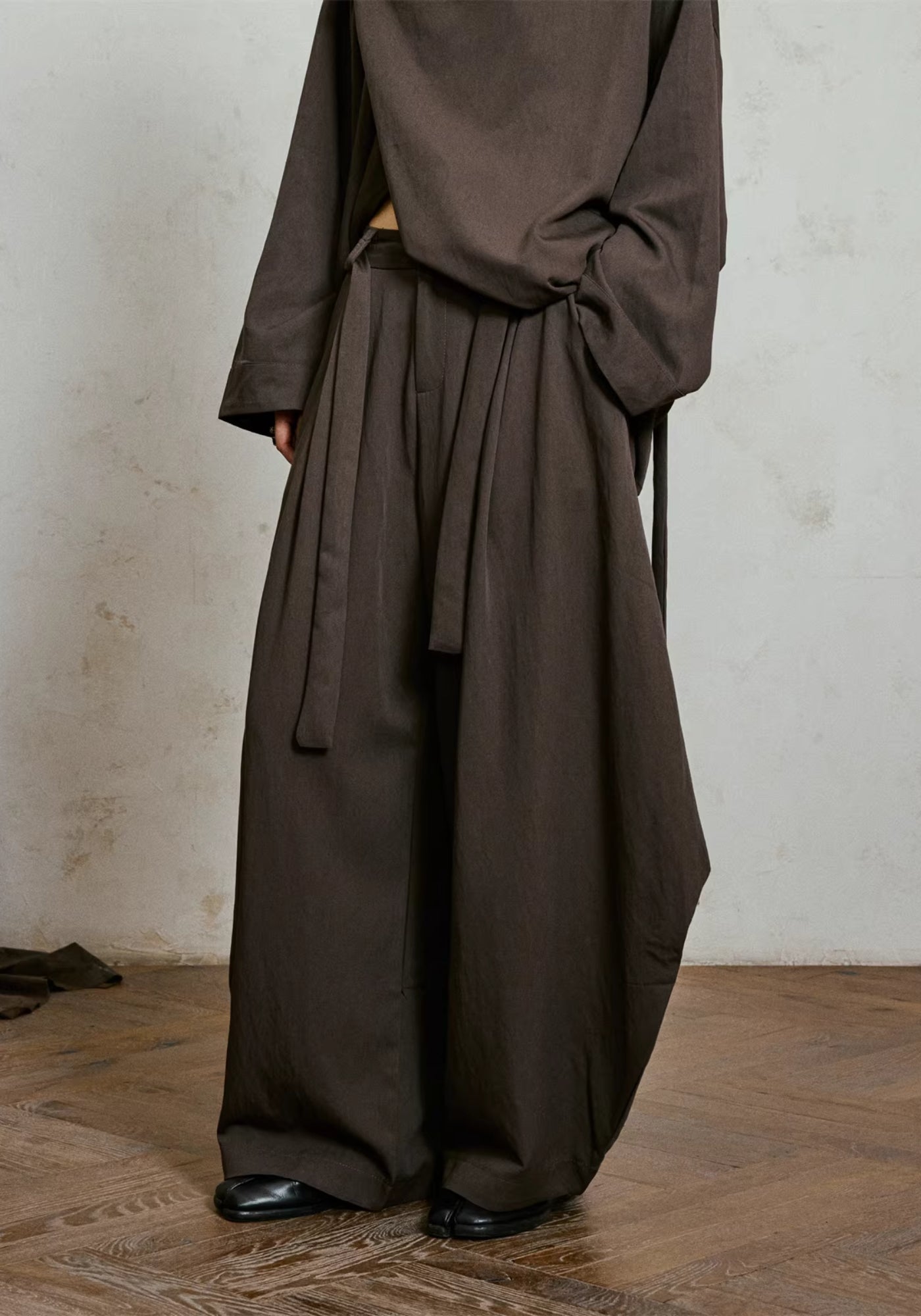 Pantalon style kimono large