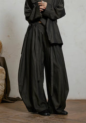 Pantalon style kimono large