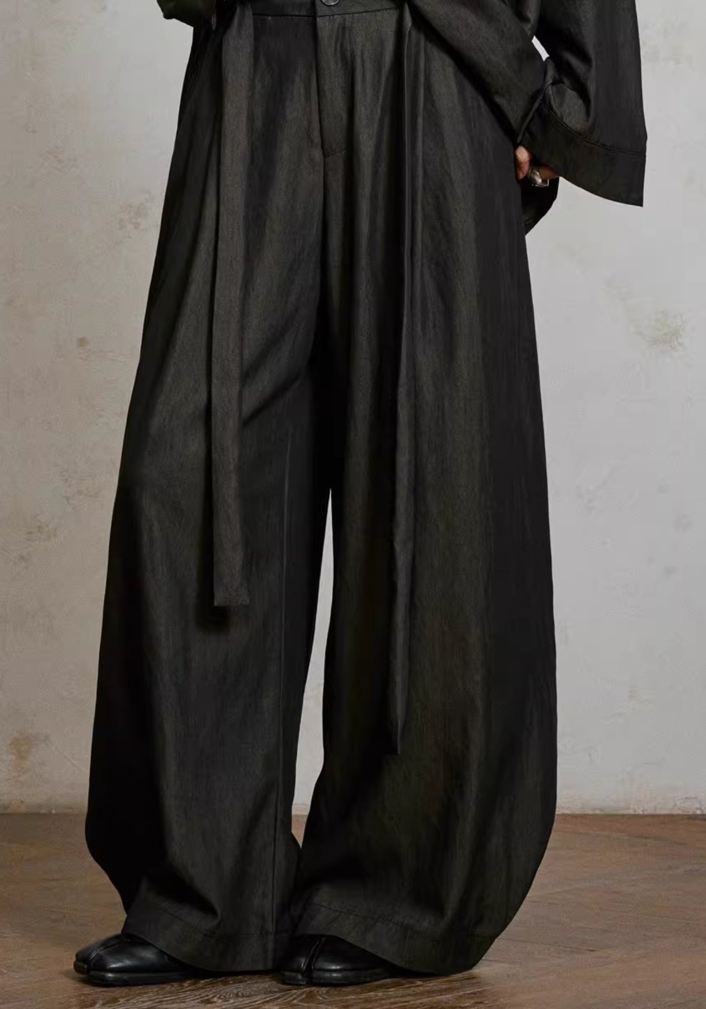 Pantalon style kimono large