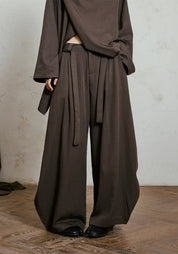 Pantalon style kimono large