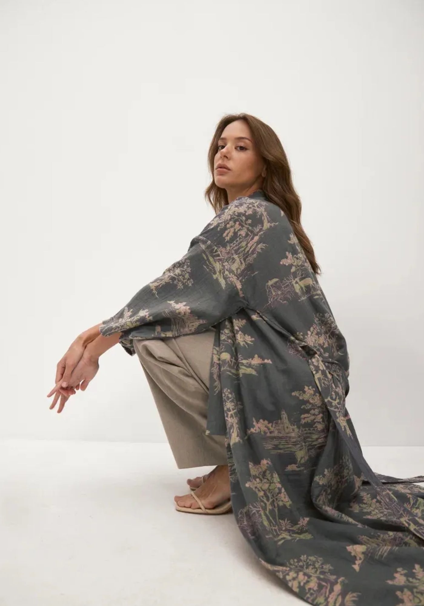 Peignoir kimono femme | Brume