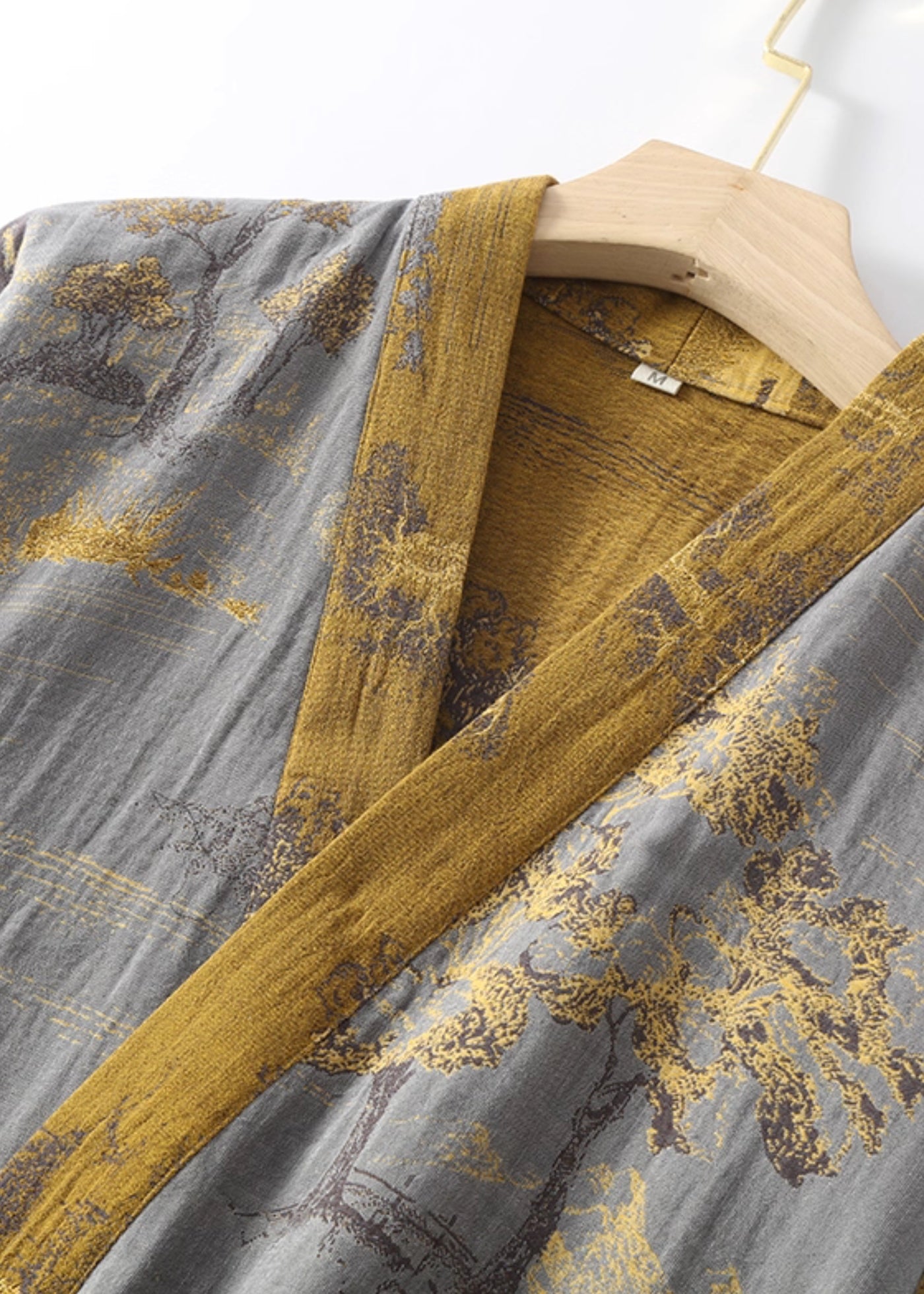 Peignoir kimono homme | Robe de chambre en coton