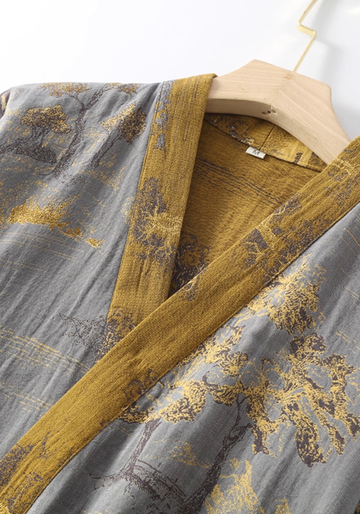 Peignoir kimono homme | Robe de chambre en coton