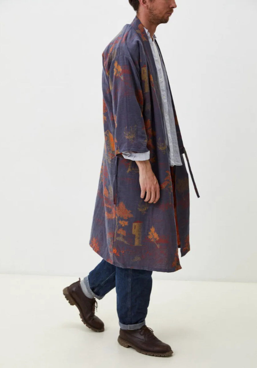 Japanese Robe Pattern Men Men’s Kimono Robe | Japanese Style Cotton & Bathrobes – Kimonorie