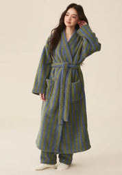 Peignoir kimono polaire femme