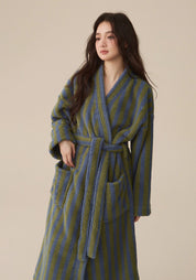 Peignoir kimono polaire femme