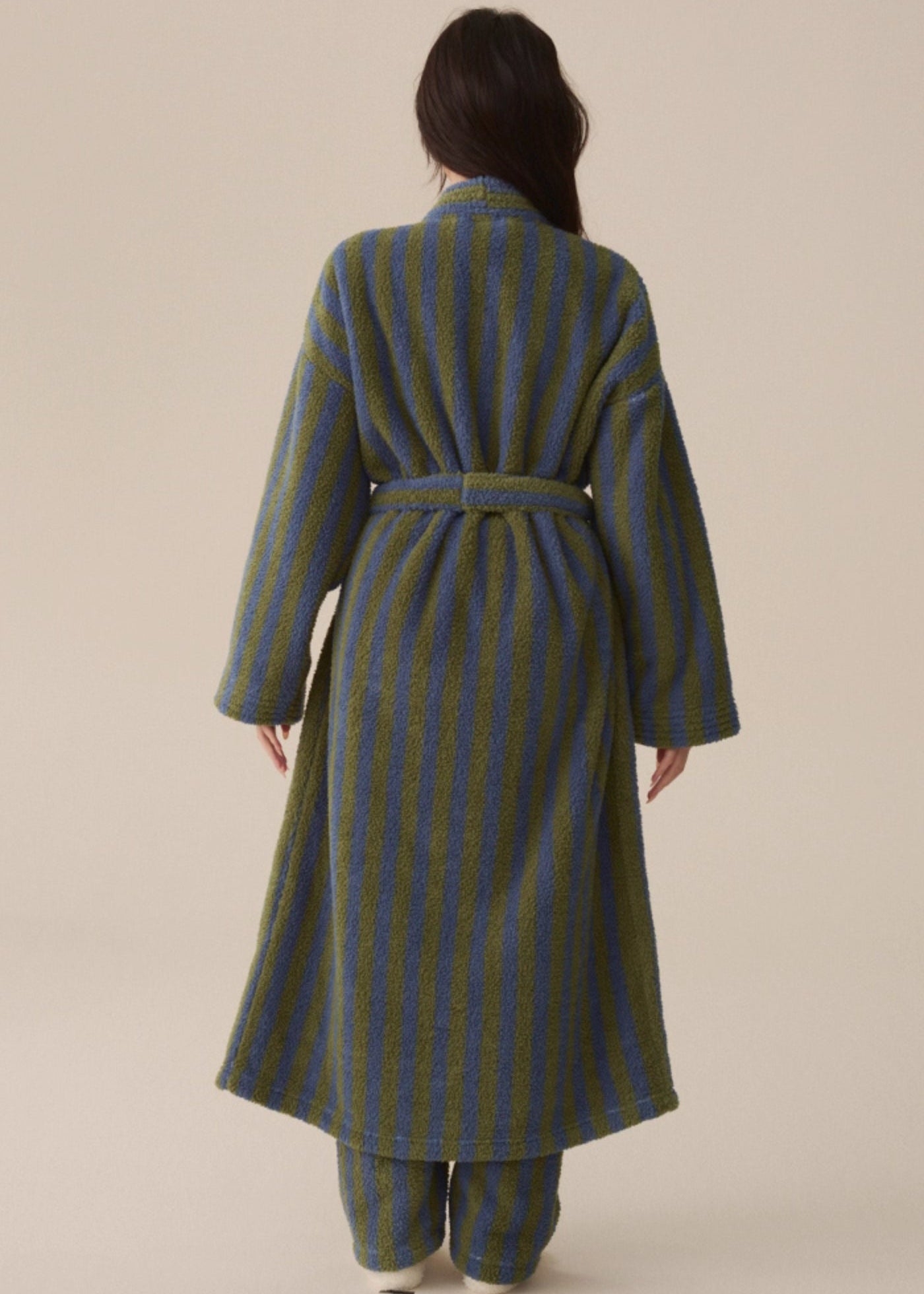 Peignoir kimono polaire femme