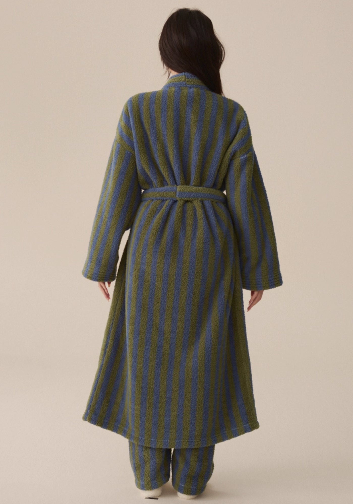 Peignoir kimono polaire femme