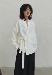 Wrap Jacket with Belt | Kimono