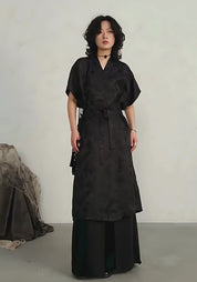 Robe kimono noire | Shibui