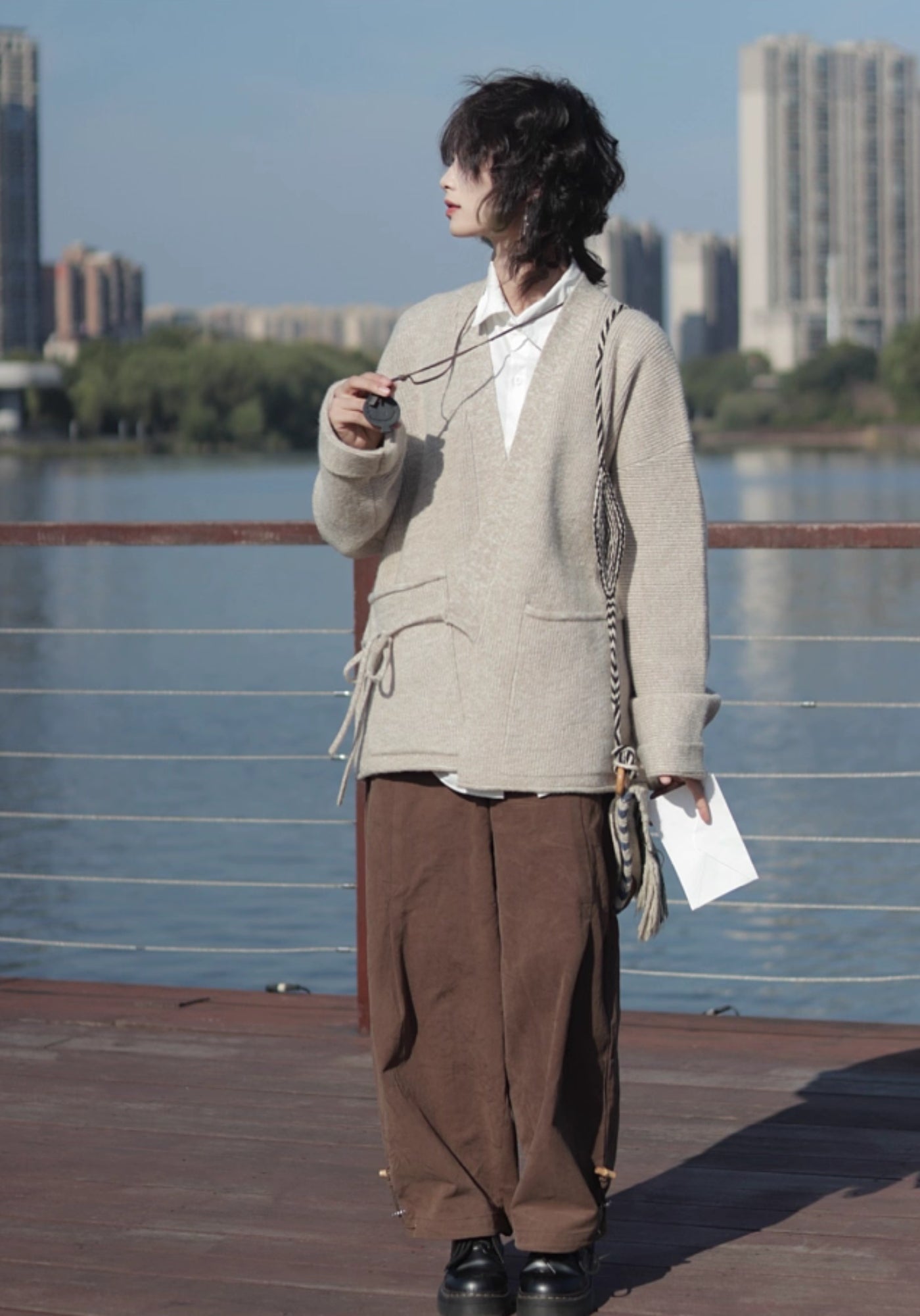 Pull kimono en laine | Cache-Cœur